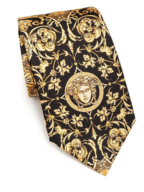 fake versace tie medusa|true versace tie.